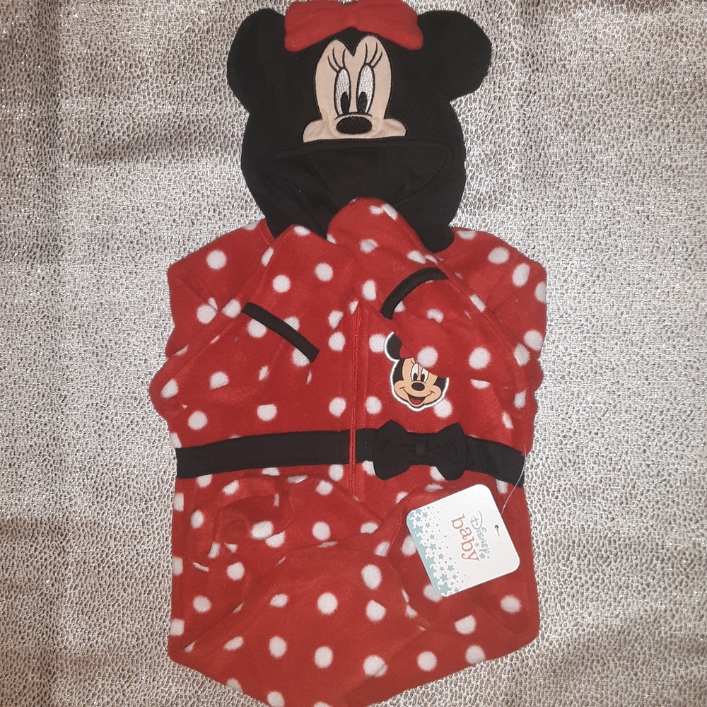 Disney Baby Minnie Mouse Jumper Red Polka Dot